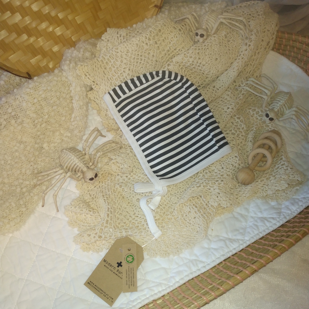 Striped Baby Bonnet